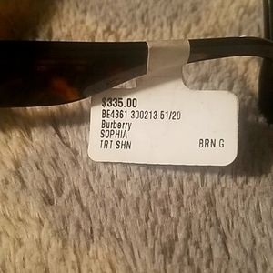 BURBERRY SOPHIA SUNGLASSES